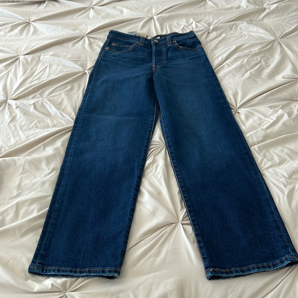 Levi’s ribcage straight ankle jeans
